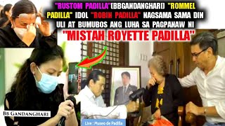 Idol Robin,Rommel at Rustom Padilla nagsama sama at bumuhos ang luha Sa Pagpanaw ni