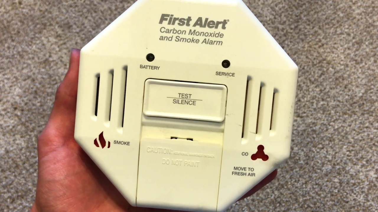 First Alert SCO1N Smoke/CO Alarm Test - YouTube