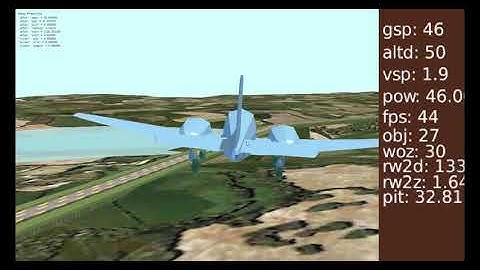 Blender game. Upbge. Fligt simulation