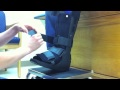How to apply your air walker boot customize your boot for comfort