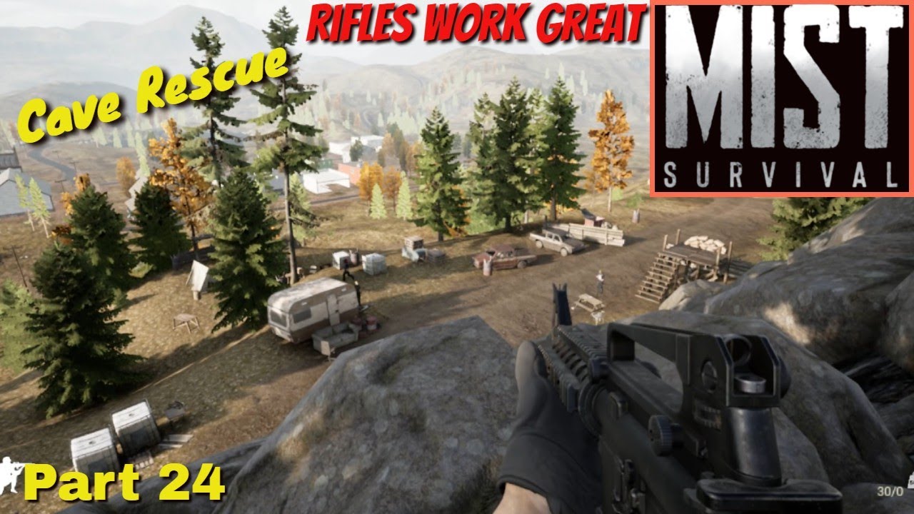Mist Survival, Cave Rescue, Rifles work Great, Part 24 YouTube