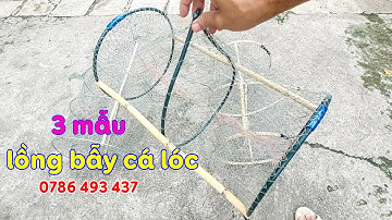 Bán lồng bẫy cá lóc và hướng dẫn cách sử dụng