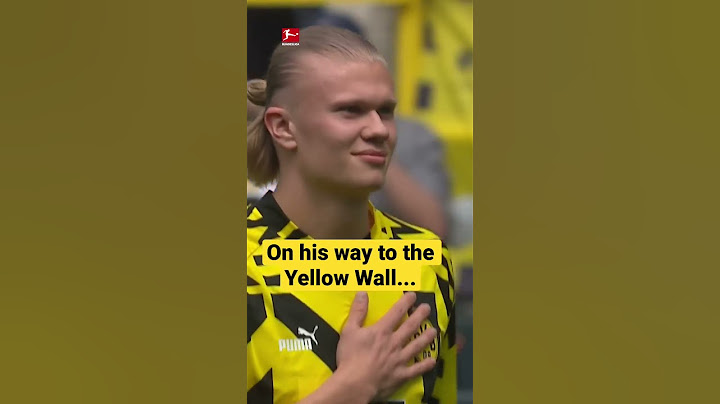 THANK YOU, Erling! 👏🖤💛