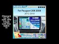 Android 15  For Peugeot 208 2008 2012-2018 2K QLED Android Car Radio Multimedia Video Player GPS Ste