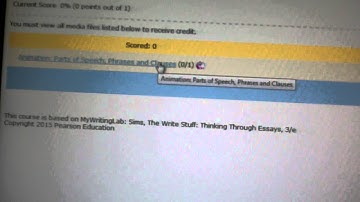 MyWritingLab Video
