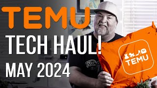 YES! Temu Tech Haul #10 - Pixel Screen, Desk Toys, Chargers and more!