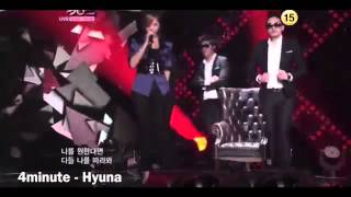 2Ne1 Cl Vs 4Minute Hyuna Vs Exid Le