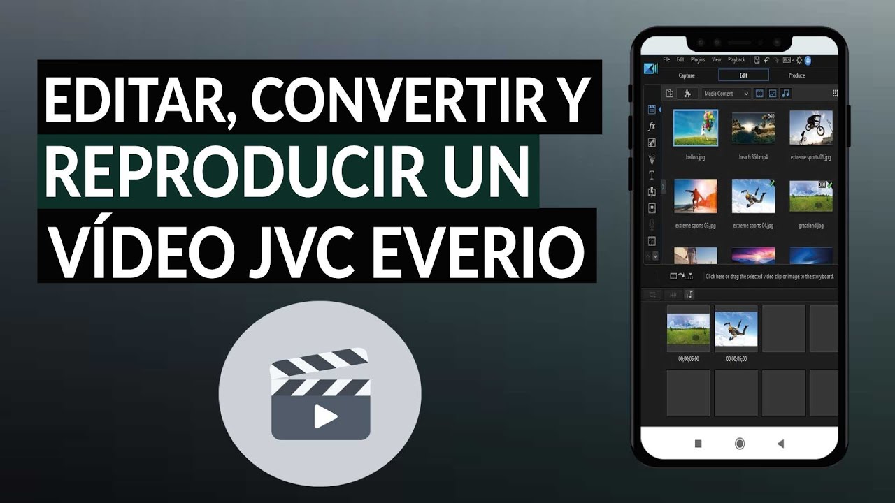 Cómo editar, convertir, reproducir y exportar un formato de video JVC