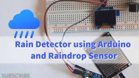 DIY Rain Detector Using Arduino and Raindrop Sensor