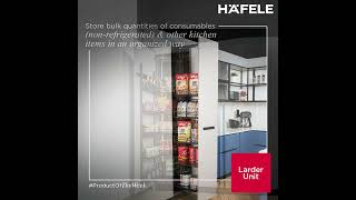 Storage Solutions by Hafele.