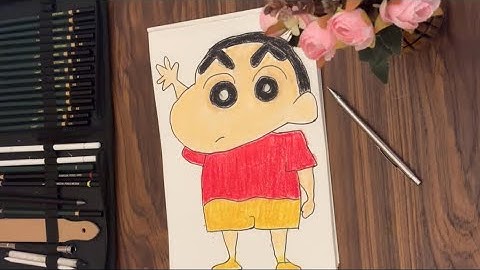 How to draw ShinChan step by step || ColorDrawing Shin-Chan Nohara yo yo#coloringpage #shinchan