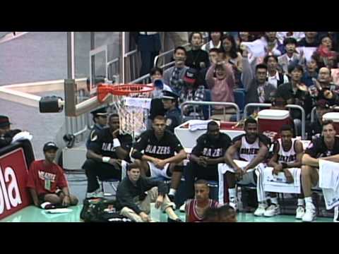 Clyde Drexler "Glides" Blazers Past Clippers in Japan - League Pass Look Back