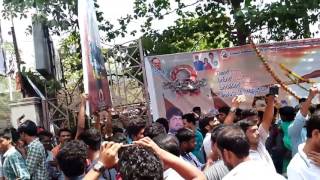 Prabhas craze at peaks at ranga theater