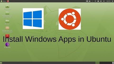 How to install windows application on ubuntu 20.04