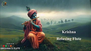 Krishna Flute Meditation ||  Release Anxiety and Find Inner Calm, Sleep Meditation Music, Study
