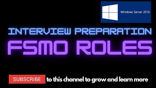 FSMO Roles in Active Directory | Interview Questions