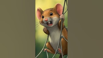 The Mouse Saved The Lion 😳 Animals Rescue Video, Animals tiktok video, ai story #shorts #lion #rat