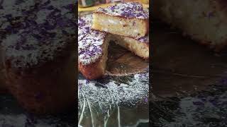 Творожно-мандариновый кекс с лепестками плакун-травы (дербенник иволистный). #cake #травы