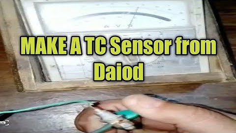 How to make a Heat Sensor using Diode # sensor make from a Diaode # TC sensor circuit using a diode