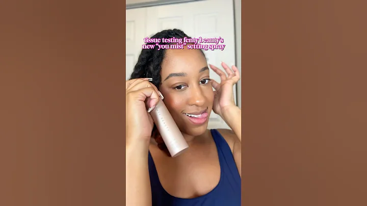 FENTY BEAUTY’S NEW SETTING SPRAY PASSED THE TISSUE TEST #makeup #beauty #makeupshorts #makeupreview