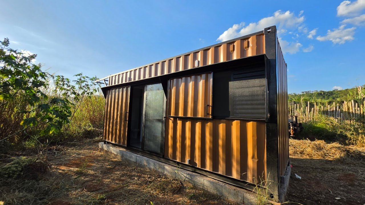 Kitnet container 15m2, entregue em Araraquara/SP - Azul Containers ...