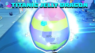 Pet Simulator 99 Da Yeni̇ Uçan Ti̇tani̇c Jelly Dragon Çikarttik 