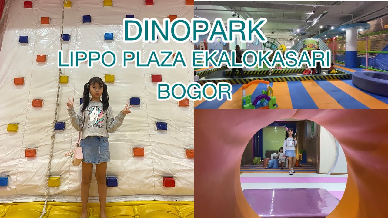 joanna hartono|bermain playground dinopark| tempatnya luas banyak wahananya |vlog| dialy