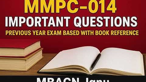 🔥MMPC-014 | 100% Exam Important Questions IGNOU Dec 2025 #Important Topics #Previous year paper MBA 