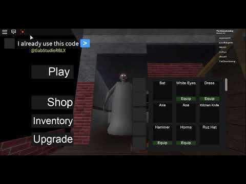 Granny Code Roblox 2018 Working Youtube - roblox granny codes may 2021