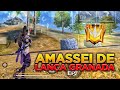 ACHEI UM LANÇA GRANADA E FUI PRO RUSHADAO !! HUD 4 DEDOS  FREE FIRE MOBILE