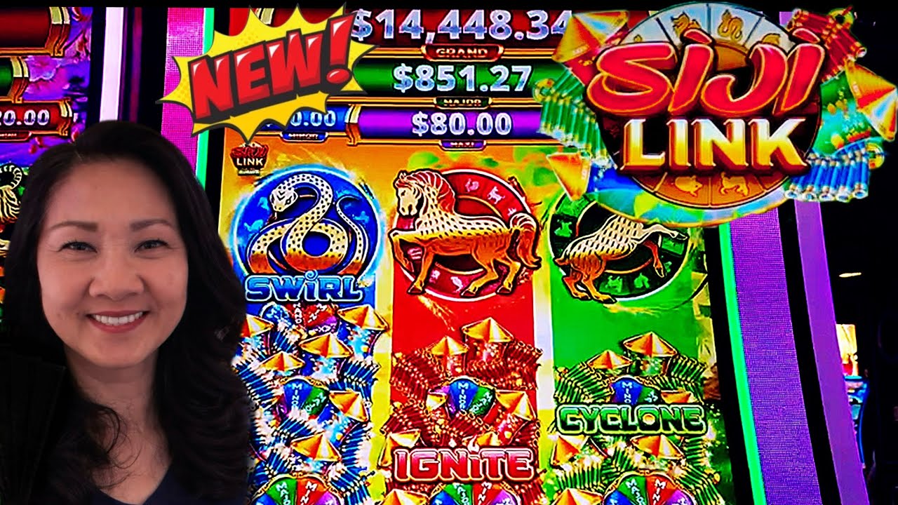 🚨NEW Game! My first attempt playing SiJi Link slot machine at Atlantis in Reno!