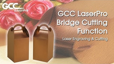 Bridge Cutting with Laser Engraving Machine│GCC LaserPro