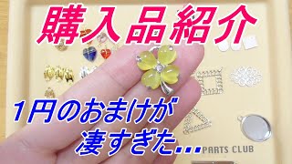 購入品紹介【レジン用品(PARTS CLUB･craft Tamago･seria)】