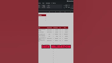 Data Validation on Excel?  #spreadsheetshort 26  #excel #excelspreadsheet #shorts