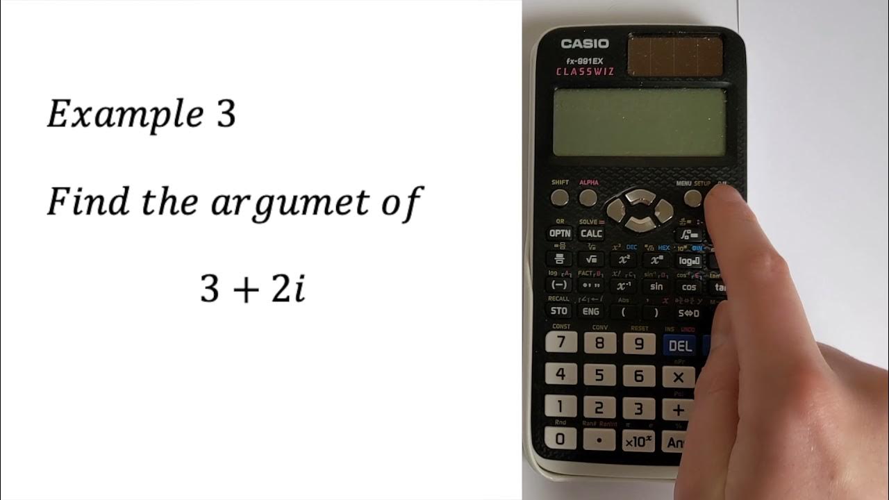 CASIO CLASSWIZ FX-991EX Complex Numbers Complete Tutorial 