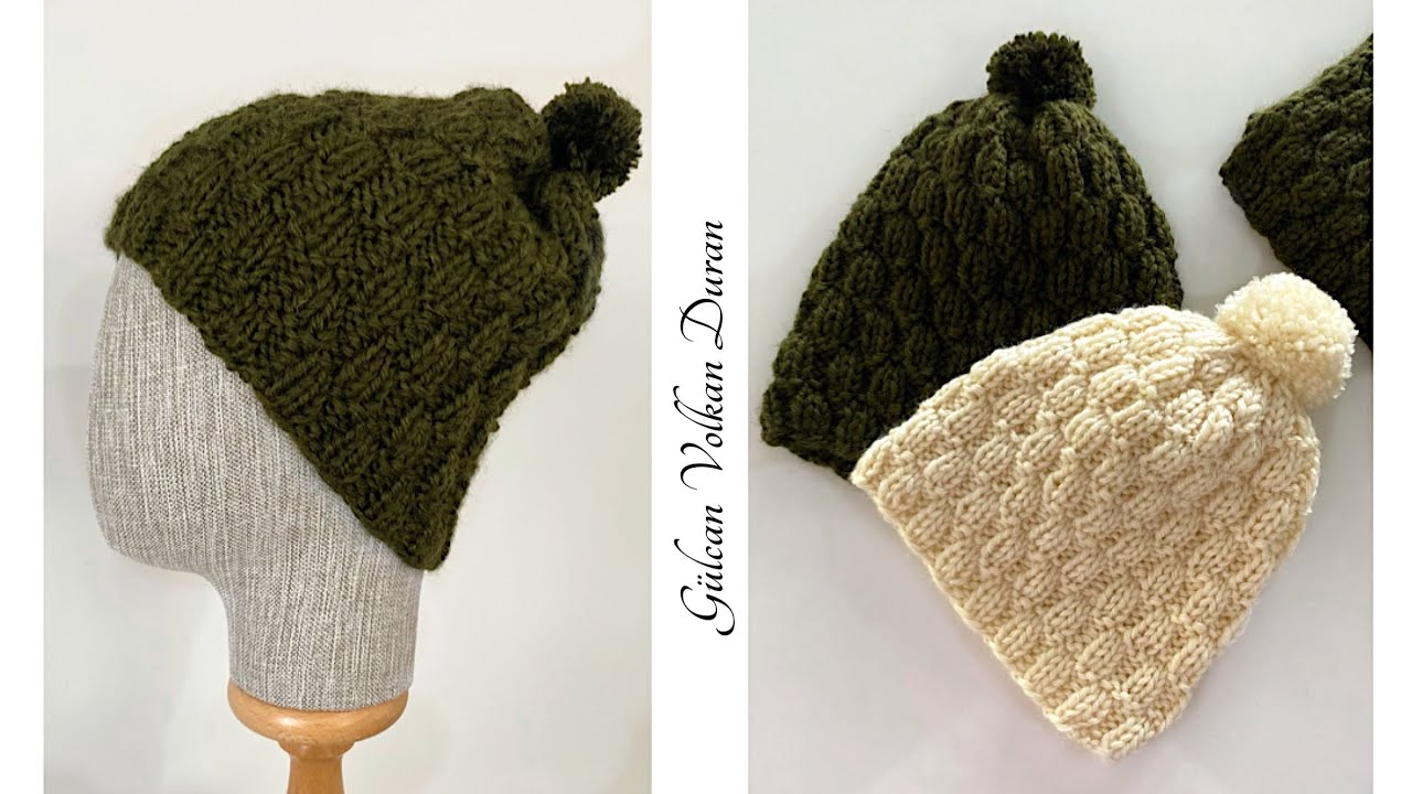 BİR GÜNDE BİRDEN FAZLA ÖRÜLEN BERE MODELİ - KOLAY ÖRGÜ BERE NASIL YAPILIR ?