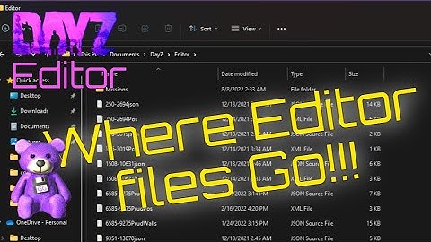 Where to find your DayZ Editor files!!!