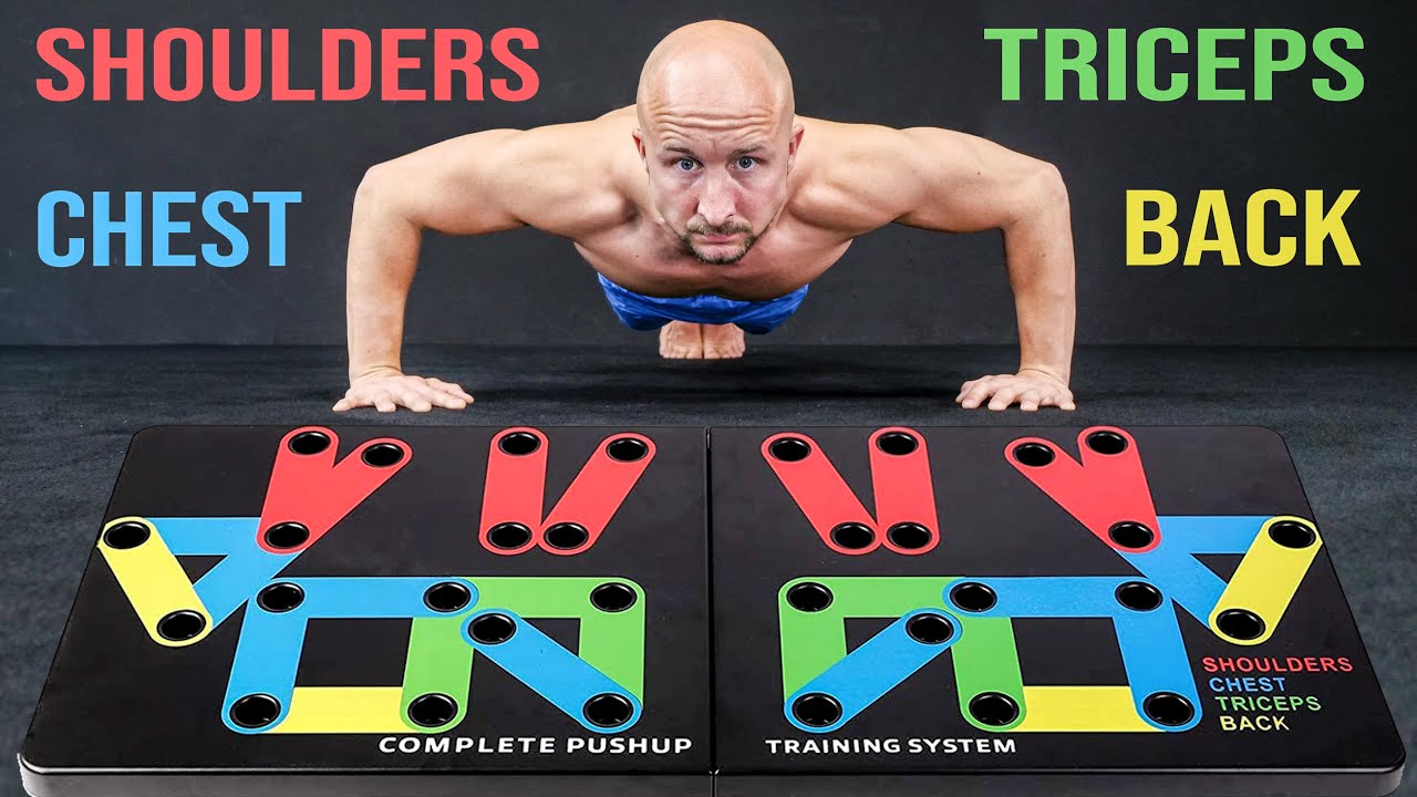 Ultimate Push Up Board, Portable at Home Gym, Strength Training