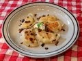 Cheater Pierogi - Potato & Cheese Dumplings with Bacon and Onions