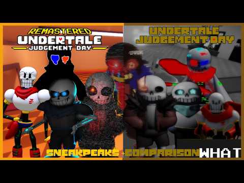 This Upcoming UJD Game looks insane + Sneakpeaks compared to UJD /Undertale Judgement Day Remastered