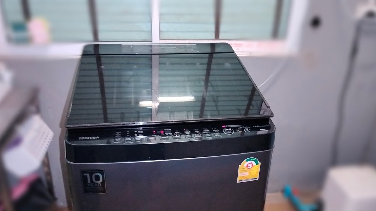 ล้างเครื่องซักผ้า TOSHIBA รุุุ่น AW DG1500WT