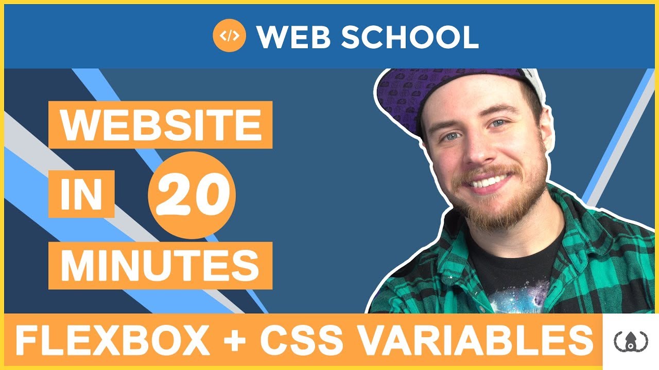 Flexbox Website Using CSS Variables In 20 Minutes! - YouTube