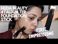 HUDA BEAUTY FAUX FILTER FOUNDATION STICK | NOW IN INDIA!💃 FIRST IMPRESSIONS | WORTH THE HYPE & 💸💸??