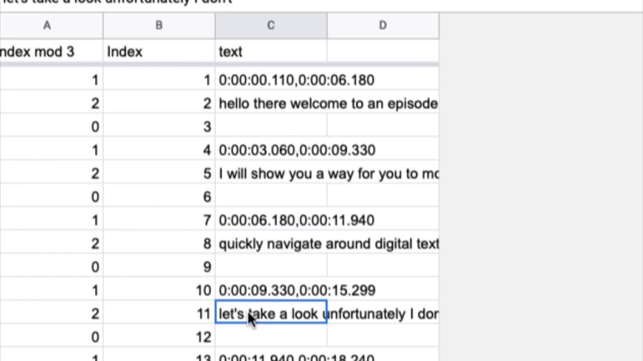Transcript extraction, part 2 - YouTube