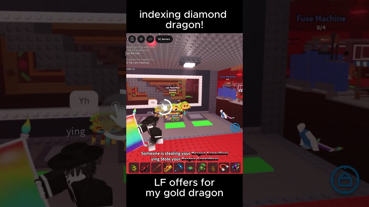 indexing a diamond dragon!!! TRADING GOLD DRAGON LF OFFERS