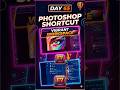 👉 Day 65/100 – Photoshop Shortcut 🔥F7 dabao aur Layers Panel instantly open karo ⚡Editing fast karo,