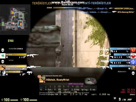 RustyWrist CS:GO Inferno AWP ACE !!