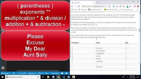 javascript.info The Modern JavaScript Tutorial 2.7 Operators