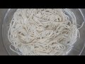 Perfectly boiled hakka noodles  sukhi pajji