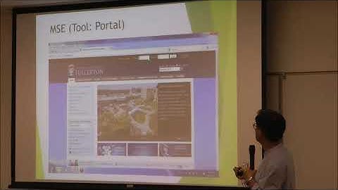 Information on MSE program, operation, study plan, software/tools, Titanium etc. by Dr. James Choi